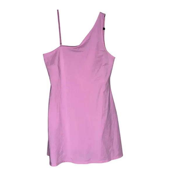 Abercrombie & Fitch Active Dress Women‎ Large Pink Good One Shoulder YPB Mini - Image 2
