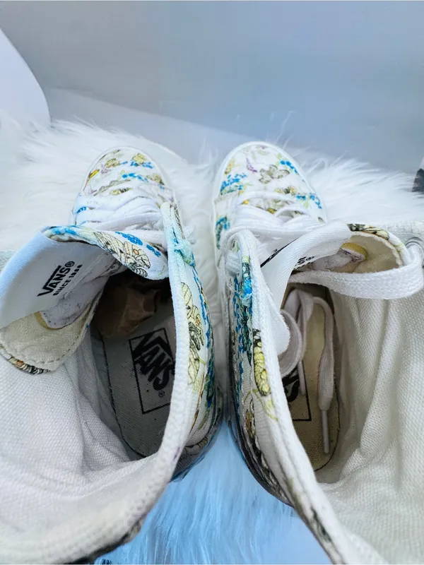 Vans Sk8-Hi Butterfly Floral High Top Sneakers Women’s 6.5 / Men’s 5 - Image 11