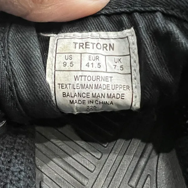 Tretorn Women's Tournet Black Knit Sneakers - Size 9.5 - WTTOURNET - Image 6