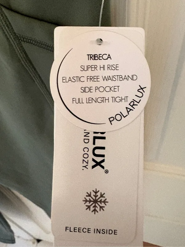 NWT!! Yogalicious Polarlux Tribeca Full Length Fleece Lined Leggings - Image 7