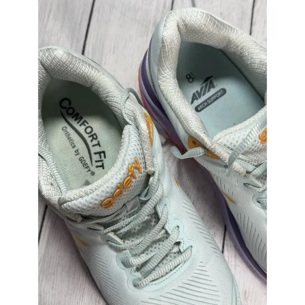 G Defy Gravity Defyer Women's 9.5 Mighty Walk Shoes Mint/Purple - Image 11