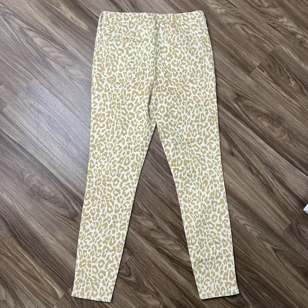 J. Crew Size 29 Jeans‎ 10" High Rise Toothpick Animal Print Safari Leopard NEW - Image 12