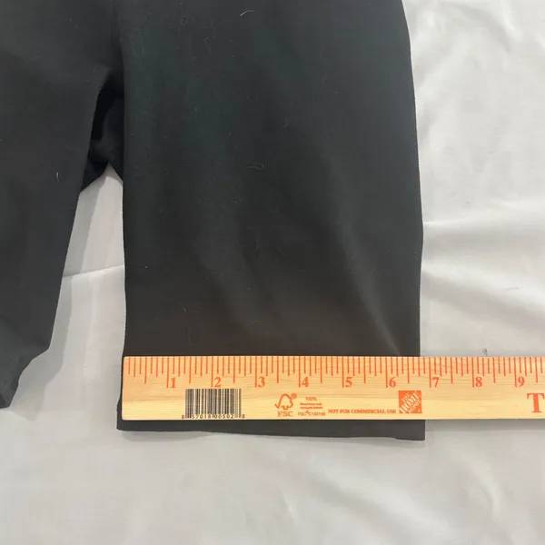 Fabletics PowerHold Black High Waisted Biker Shorts with Pockets Womens - Image 10