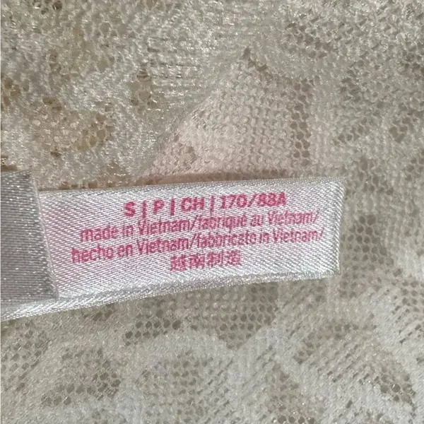 Victoria’s Secret Lace Triangle Bralette Women's Small - Image 3