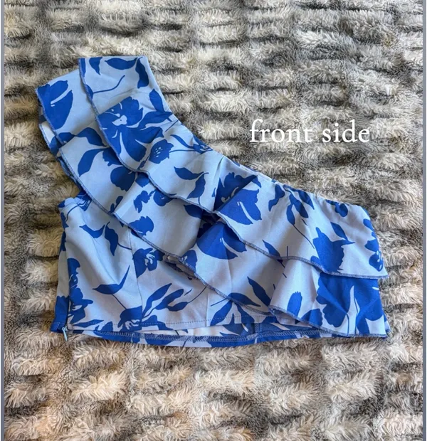 Shein 2 piece floral set - Blue Size S - Image 5