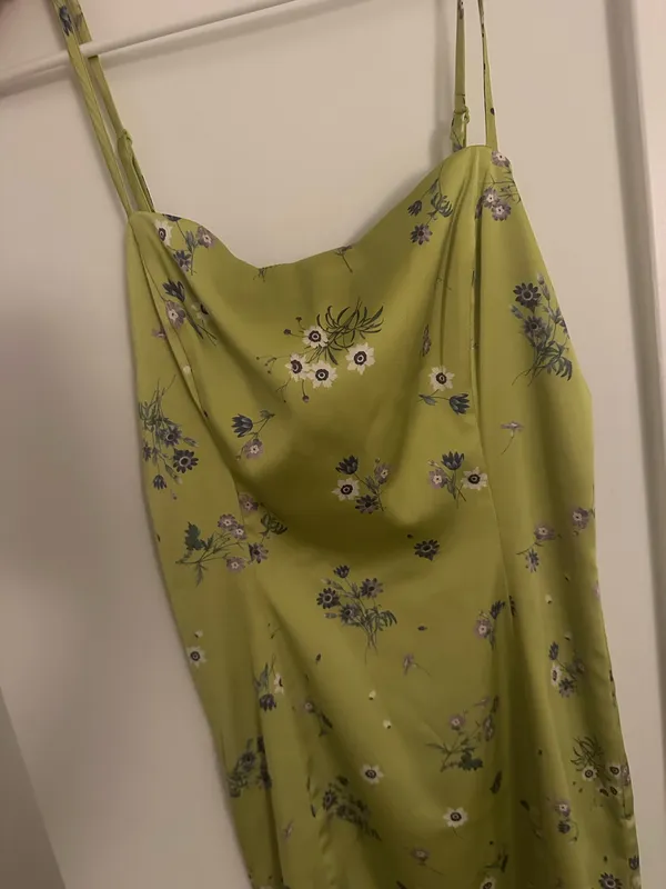 Aritzia Sunday Best Dress Satin Mini - Image 3
