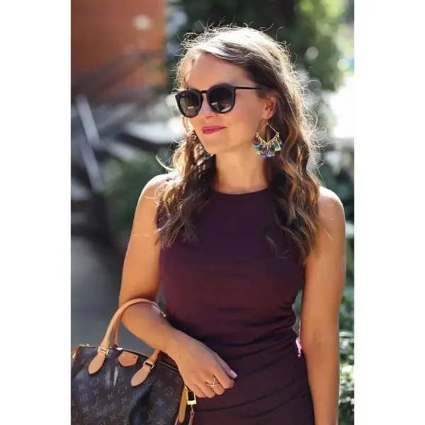 ✨Leith Ruched Body-Con Sleeveless Sz Small Dress✨ - Image 5