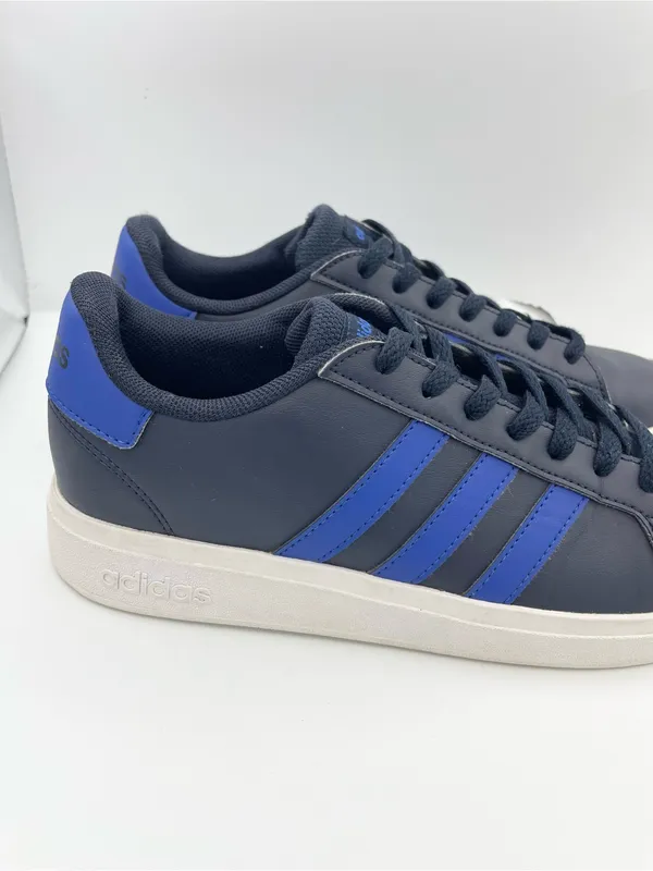 Adidas Grand Court blue lace-up unisex sneakers Size 6 - Image 12