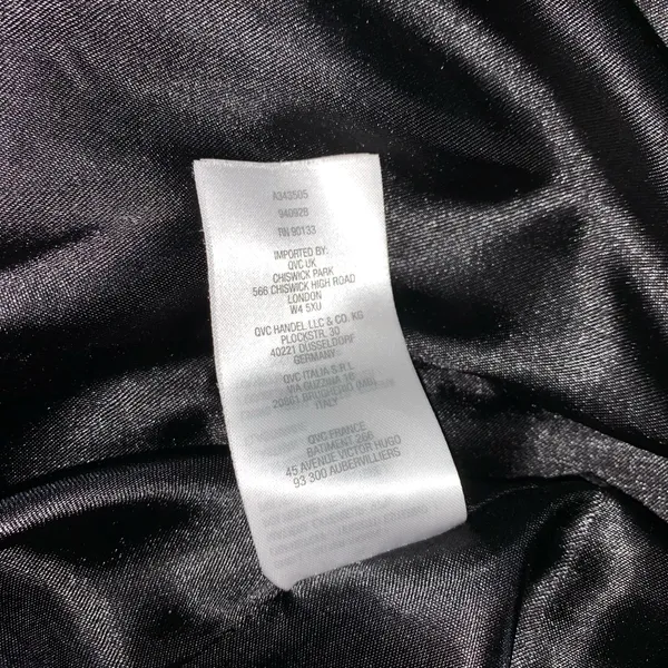 Joan Rivers fleece plaid jacket/coat size L women's with pockets - Image 6