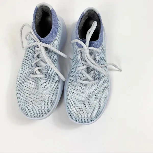 Allbirds Womens Tree Dasher Blue White Sneakers Lace Up Size 8.5 - Image 3