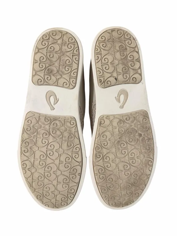 OluKai Pehuea Breathable Slip-On Shoes Tapa Cream Size Women’s 9 - Image 8