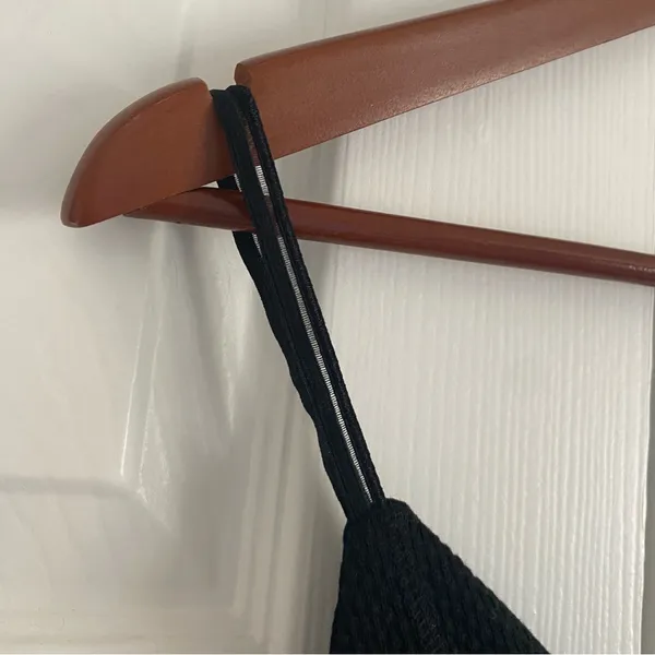 Pol Triangle Bralette Medium‎ Black Bikini Dainty - Image 5