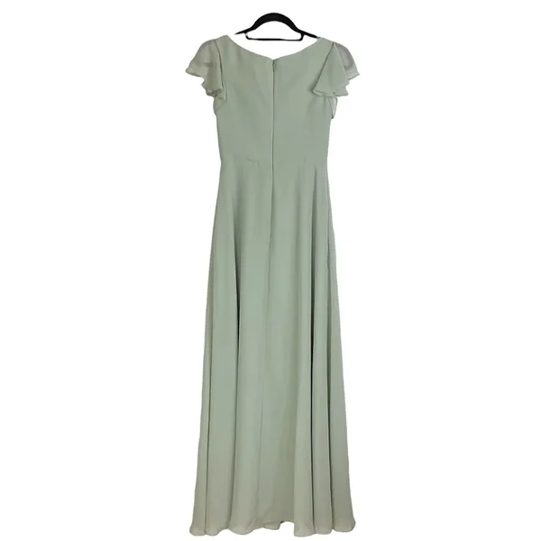 NWT JJ's House Chiffon Dress With Cascading Ruffles Pockets Size 0 - Image 7