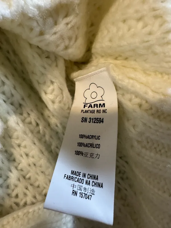 Farm Rio braided sweater - Image 5