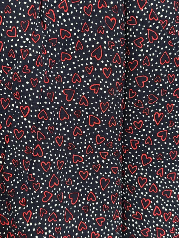 NWT Joules Alissia Dottie Heart Wrap Midi Skirt Size 8 - Image 3