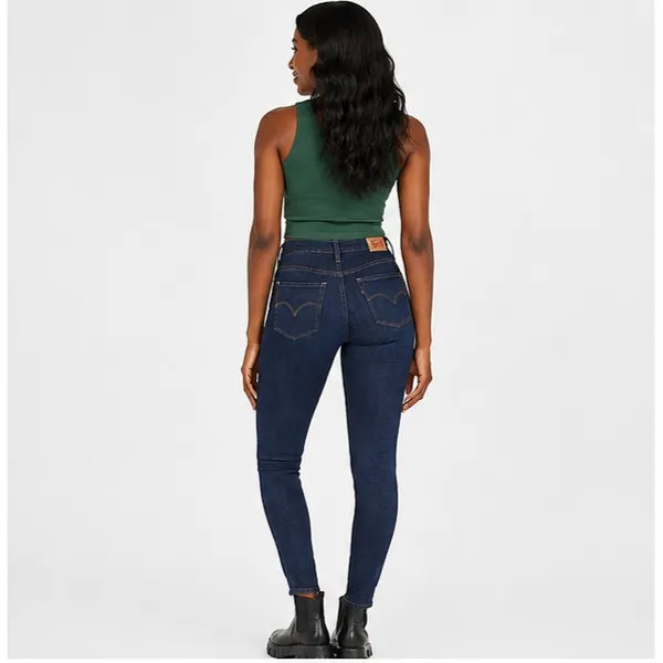 Levis 311 Shaping Skinny Womens Jeans 25x28 Blue Mid Rise Stretch Denim 5-Pocket - Image 6