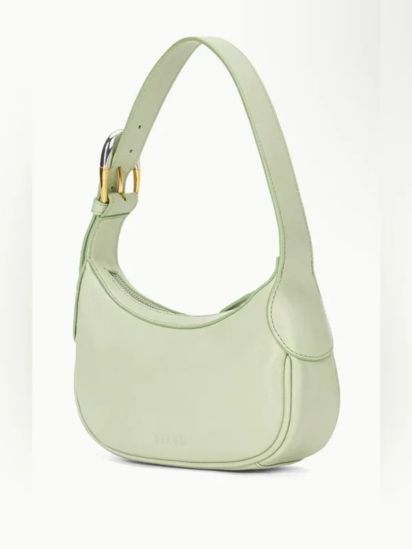 Staud OWEN Bag 100% Cow Leather Pale Jade Original Price $295 - Image 3