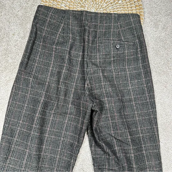 Wilfred Wool Cashmere Blend Chambéry Plaid Pants Cropped Pleated Tartan Size 0 - Image 8