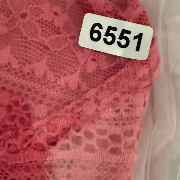 Victoria's Secret Pink Floral Lace Halter Bralette‎ Size Large 361640-Y71 - Image 9