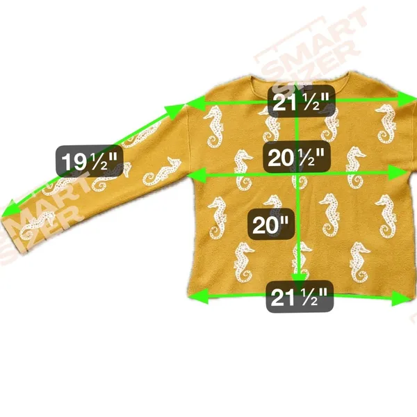 Philosophy Seahorse Relaxed Knit Sweater Coastal Whimsy Indie Coastal‎ Grandma L - Image 4