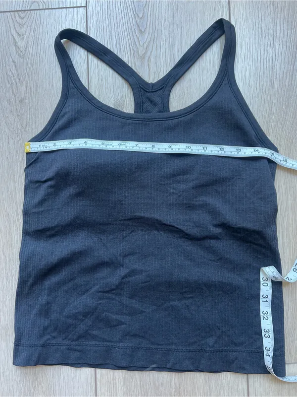 Lululemon Ebb to Street Tank Ribbed Black Size 10 - Image 8