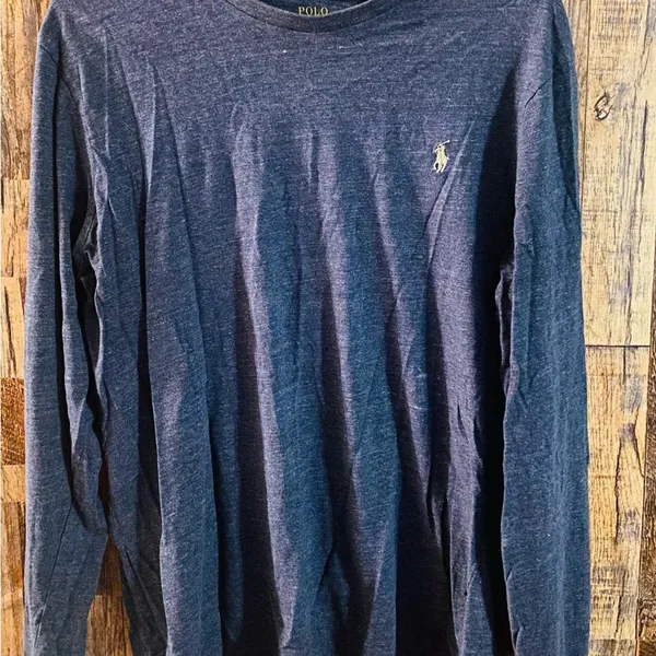 Polo Ralph Lauren Classic Navy Blue Long Sleeve rr - Image 2