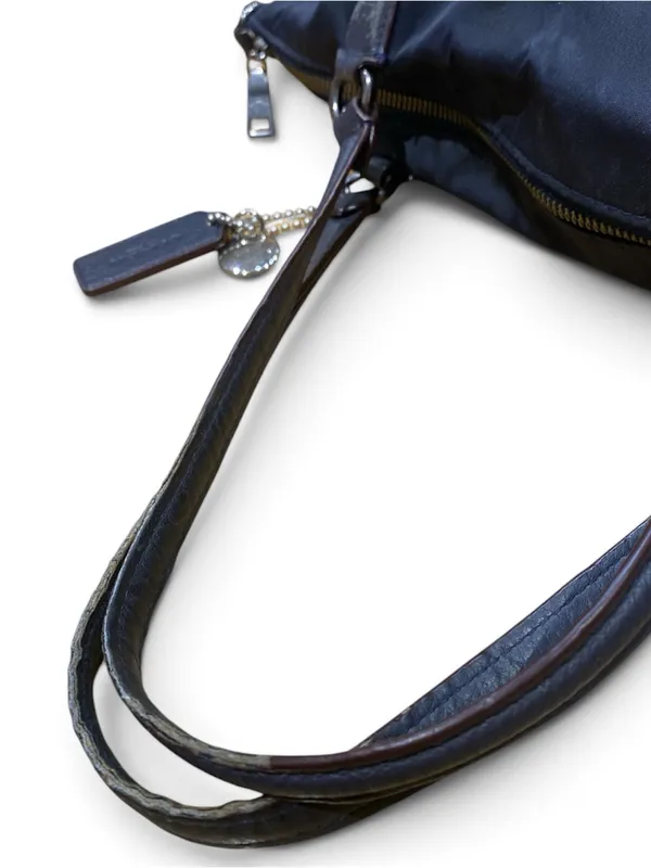 Coach Blake Nylon and leather carryall gunmetal - Image 4