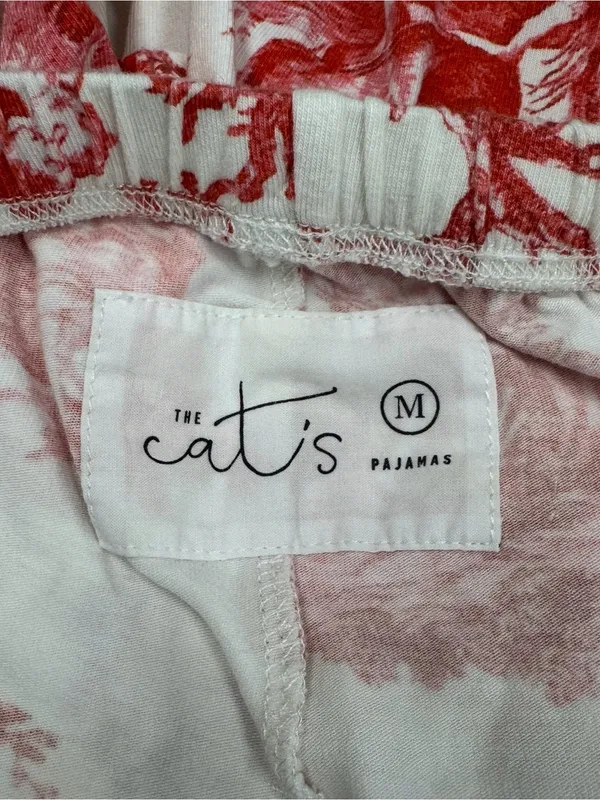 The Cats Pajamas Idle Hours Pima Knit Pajama Pants Women’s Medium - Image 5