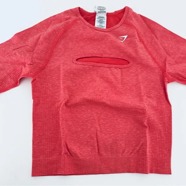 Gymshark L Vital Long Sleeve Cut Out Top - Image 2