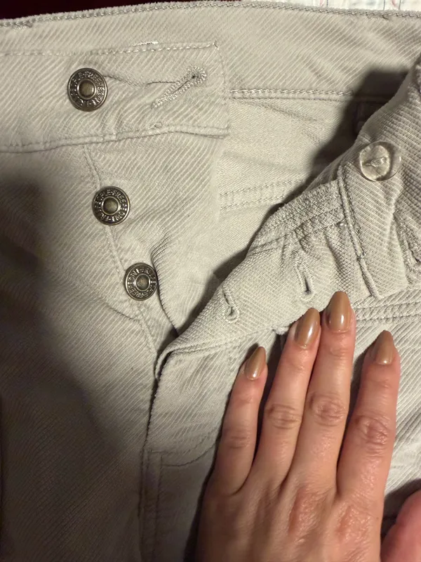 Free People Corduroy Cargo Pants Taupe - Image 8