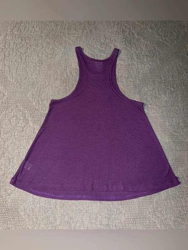 Free People Long Beach Tank-Purple Women’s Size-M - Image 4