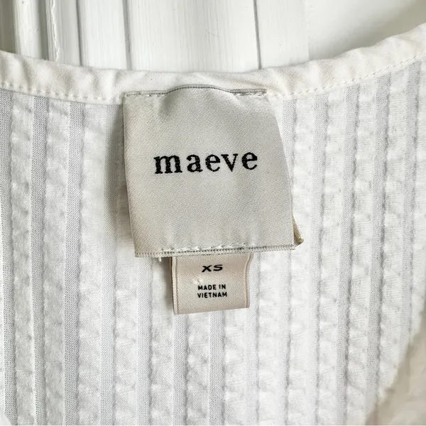 Anthropologie Anthro Maeve Puff Sleeve Sweetheart Top - Image 6