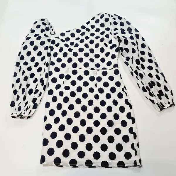 Lovers and Friends Andy Mini Dress in Black & White XS - Image 3