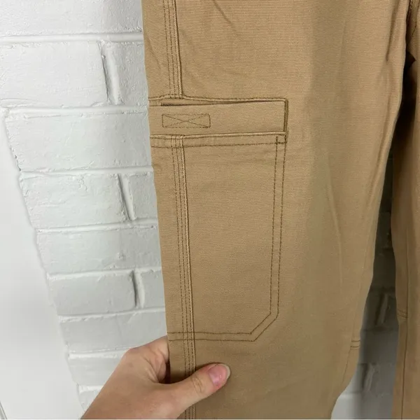 NWT L.L.Bean Favorite Fit Tan Cargo Pants Size 6 Petite - Image 11