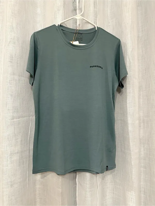 Patagonia Capilene Cool Daily Graphic Shirt Mother Rays Blue Sage Women's M NWT - Image 5
