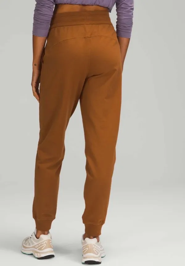 Lululemon Scuba High-Rise French Terry Jogger Copper Brown 6 - Image 5