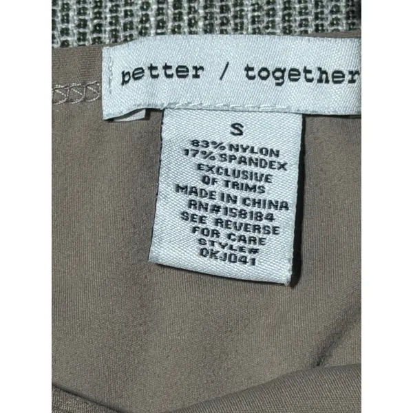 Better‎ Together Women Small Taupe Brown Active Exercise Dress OKJ041 Strappy S - Image 5