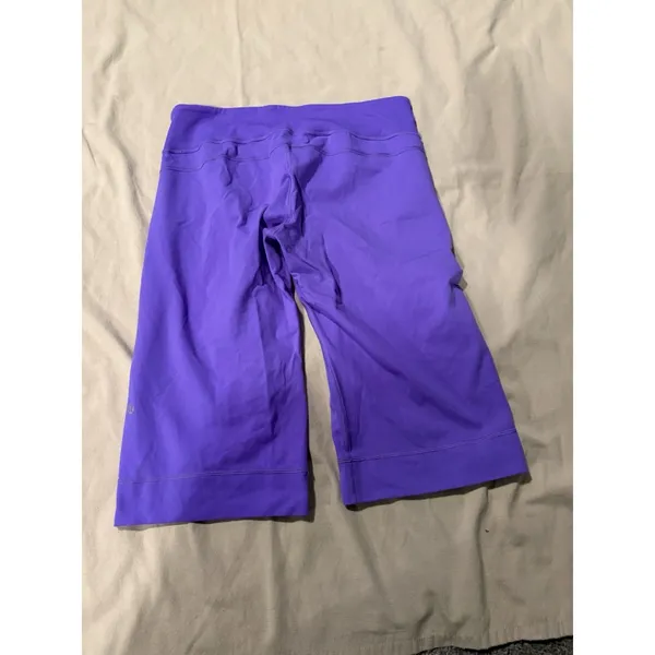 Lululemon Clam Digger II Power Purple Sz 10 Crop Yoga Pant‎ Capri Stretch Gym - Image 2