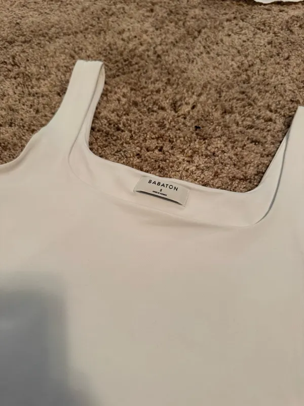 Babaton White Tank Bodysuit - Image 2