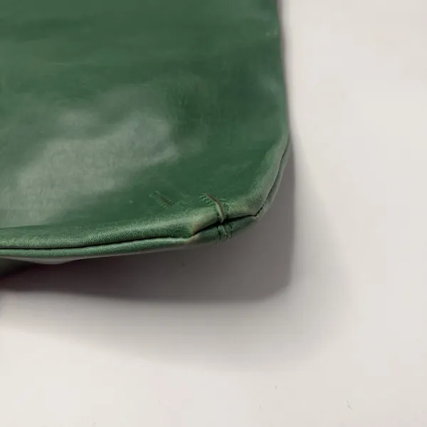 Matt & Nat Leia Vintage Shoulder Bag Emerald Green Vegan Leather Silver Clasp - Image 6