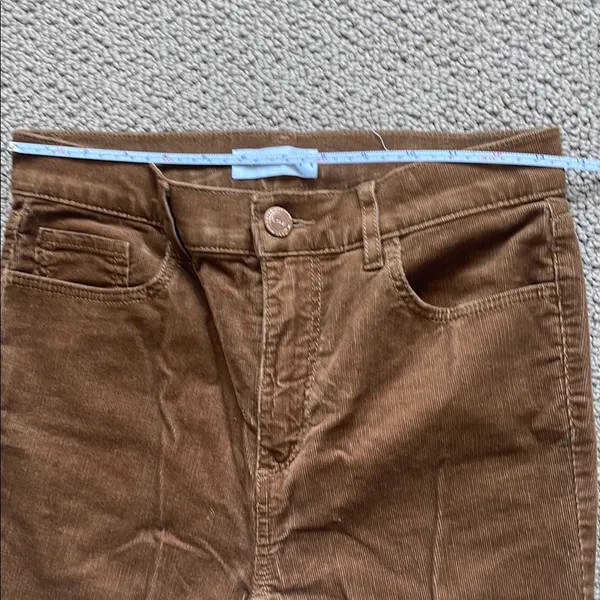 LOFT Tan Corduroy Trousers - Image 4