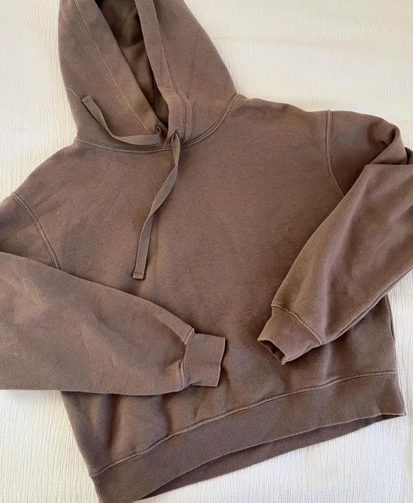 H&M Brown Boxy Hoodie - Image 2