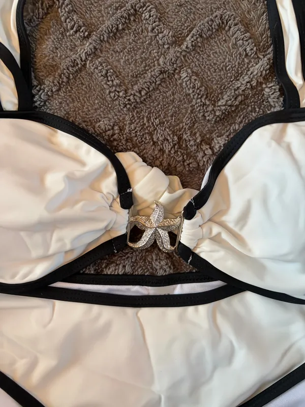Shein Bikini Set White Black - Image 2