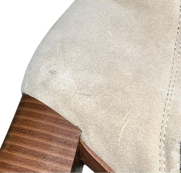 Sam Edelman Tan Suede Ivette Ankle Boots Booties Shoes Size 9.5 - Image 12