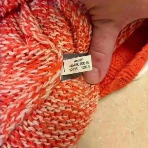 Aerie Oversized Hombre Scoop Neck Sweatshirt WOMENS Size Large - Image 10