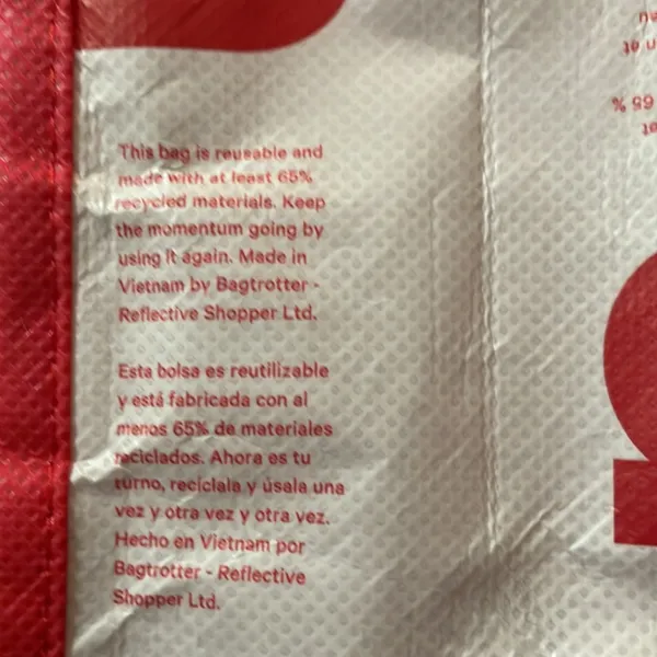 COPY - Lululemon Reisable tote bag - Image 3