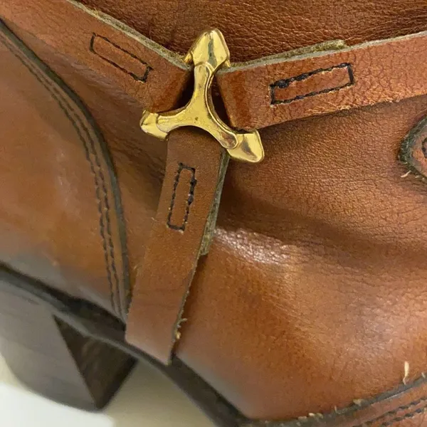Vintage Wrangler Western Hippie Boots 70s‎ 80s Boho A8 - Image 8