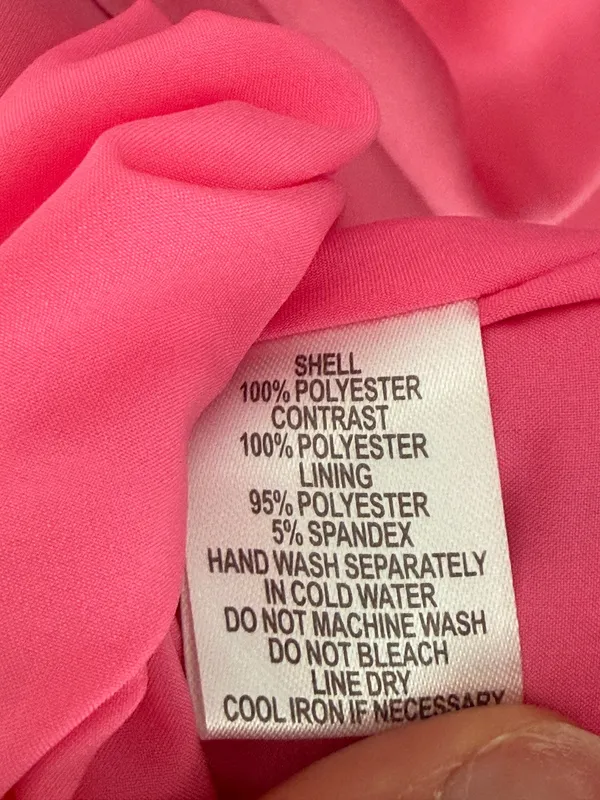 Cotton Candy LA pink strapless satin mini dress - Image 6