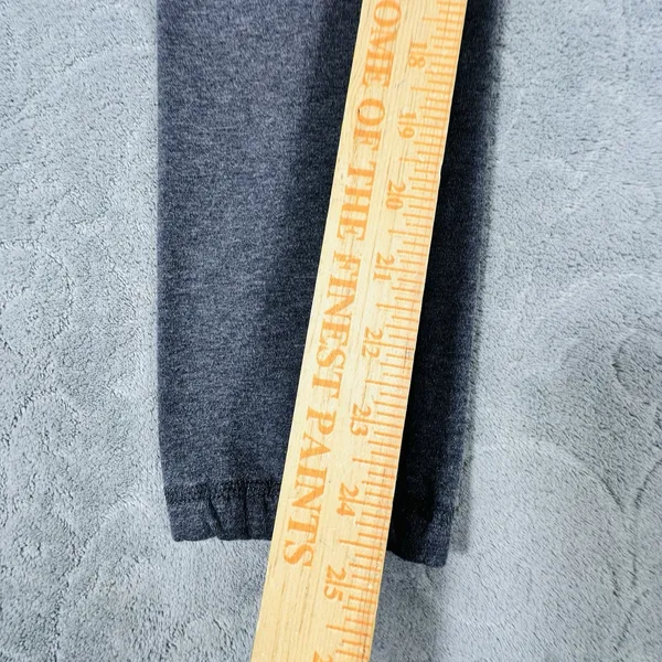 Abercrombie & Fitch Y2K Vintage Style Joggers Gray Sweatpants Large Spellout 90s - Image 3