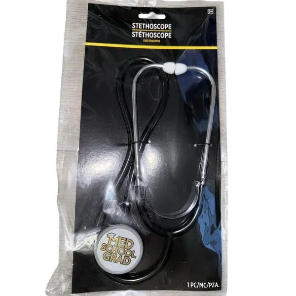 Med School Grad Stethoscope Nurse Hat White Nursing College Graduation Headband - Image 5